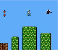 une photo d'Ã©cran de Super Mario Bros 2 sur Nintendo Nes